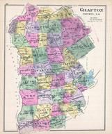 Grafton County, New Hampshire State Atlas 1892 Uncolored